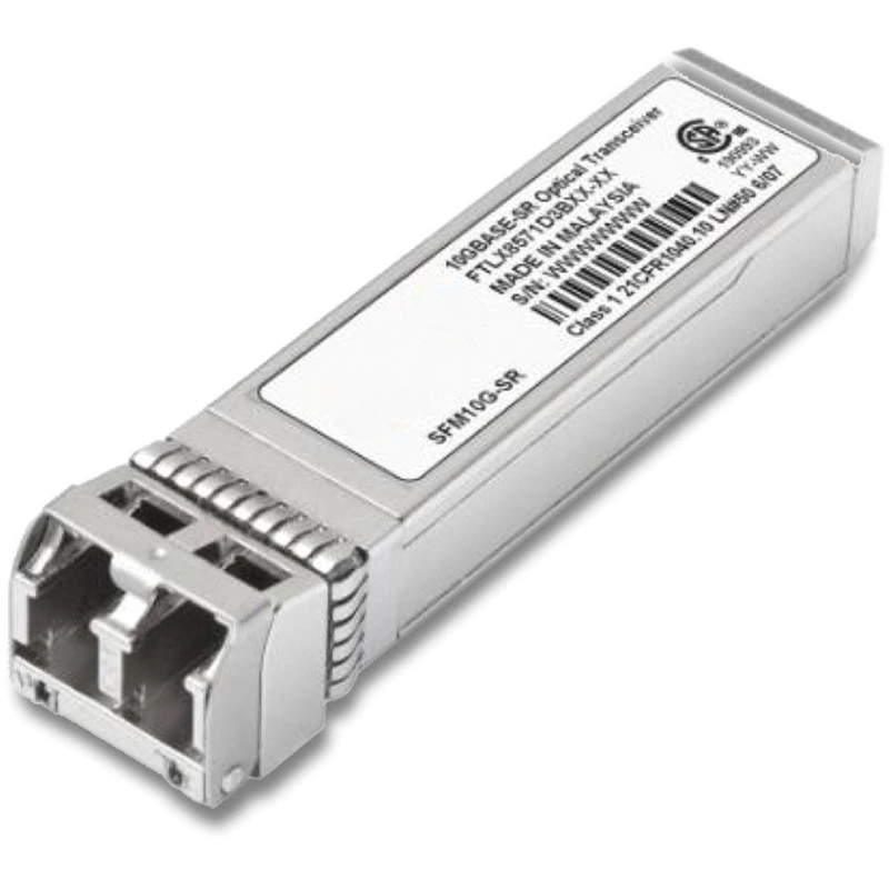 SFP+ модуль 10G SR (10 Гбит/с, 850 нм, 300 м, многомодовый, MMF)