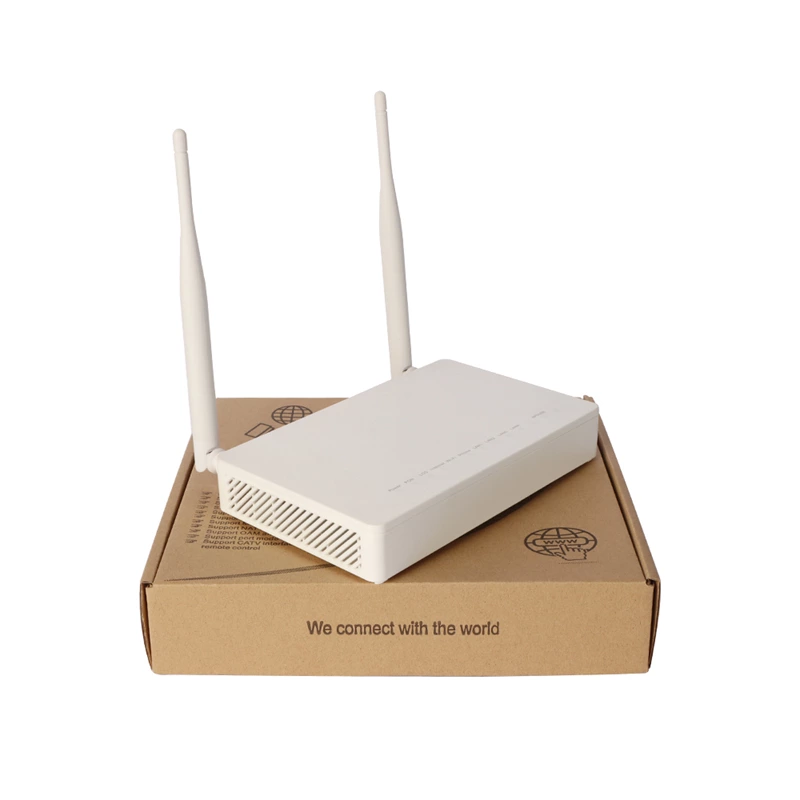 Оптический терминал F660 V6.0 с поддержкой GPON, Wi-Fi 2.4 ГГц, гигабитными/стомегабитными портами и VoIP
