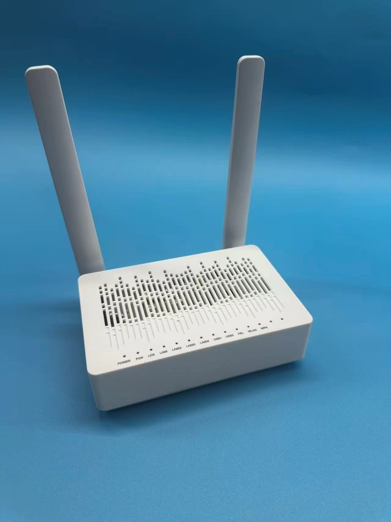 GPON/XPON-терминал Ai639-X6, оптический модем ONU с Wi-Fi 2.4 ГГц / 5.8 ГГц (Wi-Fi 6), 4 порта LAN (1GE+3FE), 2 порта POTS, 2 порта USB, CATV, поддержка VoIP, до 3000 Мбит/с, 2 внешние антенны