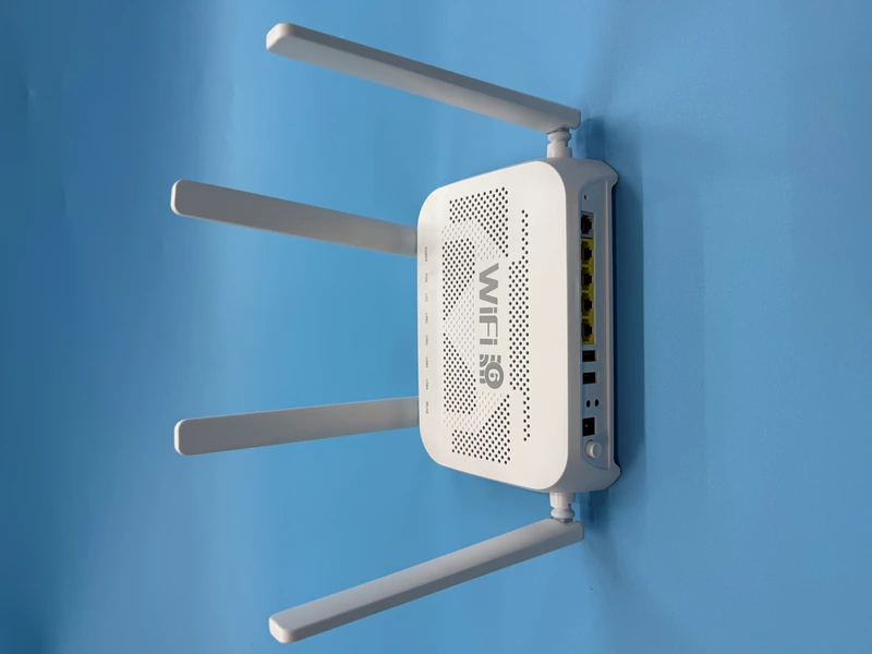 GPON/XPON-терминал Ai80-X6 H3-1S, оптический модем ONU с Wi-Fi 2.4 ГГц / 5.8 ГГц, 4 порта LAN (1GE+3FE), 2 порта POTS, 2 порта USB, CATV, поддержка VoIP, до 1200 Мбит/с, 4 внешние антенны