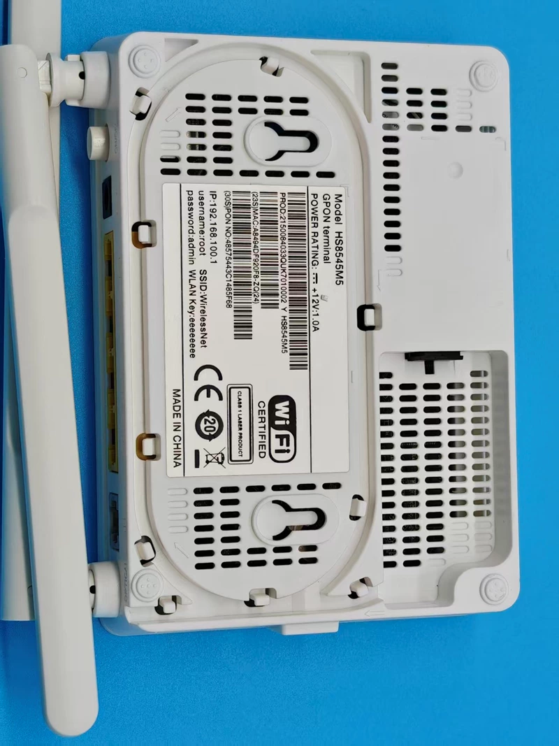 Гигабитный абонентский терминал HS8545M5 (устаревшая модель) с поддержкой GPON, Wi-Fi 2.4 ГГц и VoIP