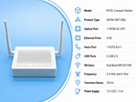 Компактный двудиапазонный оптический терминал F670L с поддержкой GPON, Wi-Fi AC1200 и гигабитными портами