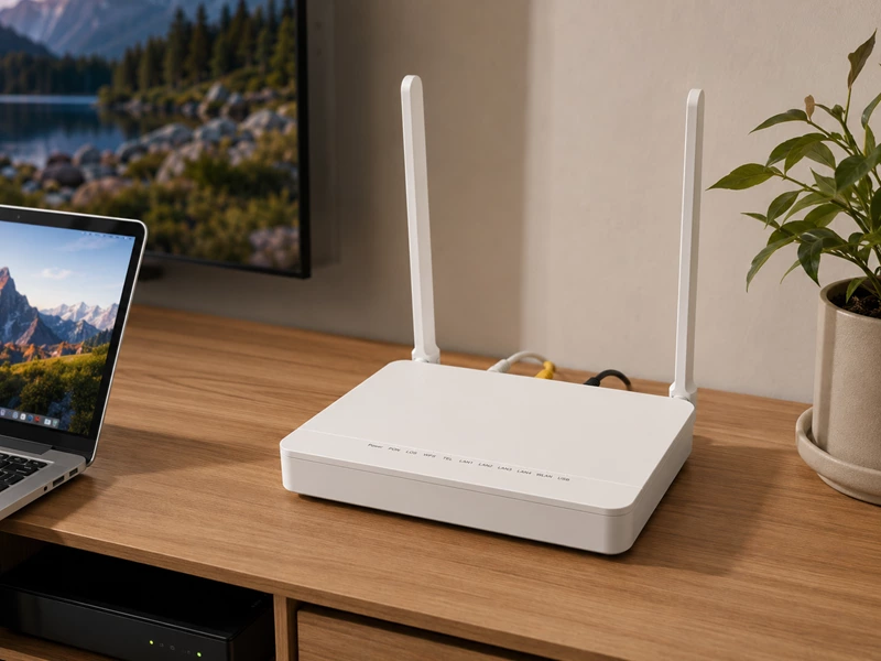 Двудиапазонный оптический терминал F670L версии v9.0 с поддержкой GPON, Wi-Fi AC1200 и гигабитными портами