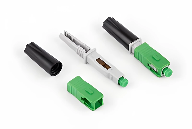 SC быстрый коннектор LX21 SC/APC и SC/UPC для FTTH, полевой соединитель одномодовый, быстрый монтаж