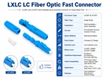 LC быстрый коннектор LXLC – полевой соединитель LC/UPC и LC/APC для одномодового волокна FTTH