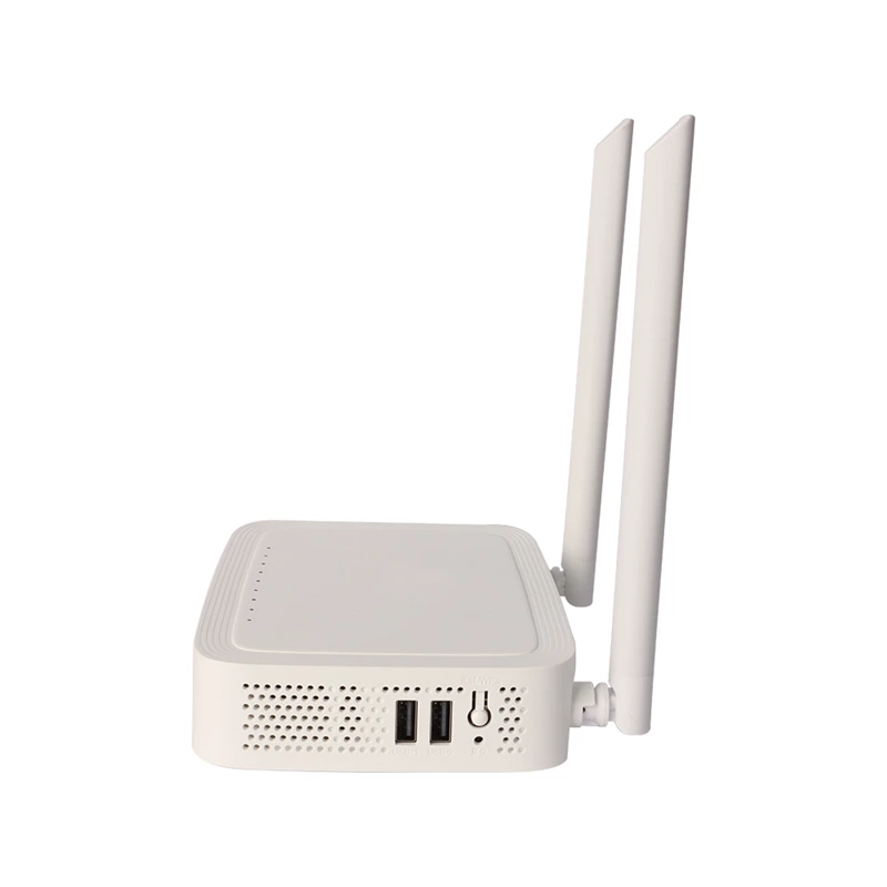 GPON/XPON-терминал H3-2S, оптический модем ONU с Wi-Fi 2.4 ГГц / 5.8 ГГц, 4 порта LAN (1GE+3FE), 2 порта POTS, 2 порта USB, поддержка VoIP, до 1200 Мбит/с
