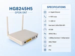 Гигабитный оптический терминал HG8245H5 с поддержкой GPON, Wi-Fi 2.4 ГГц и VoIP для дома и офиса
