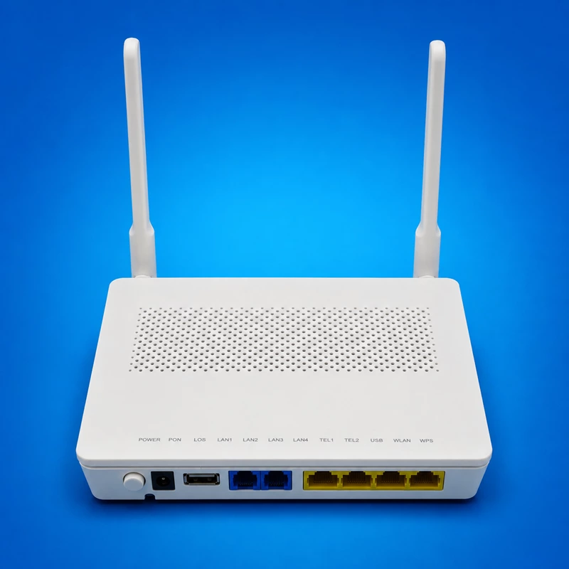 Оптический абонентский терминал HG8346M с поддержкой GPON, гигабитными портами, Wi-Fi и VoIP для дома