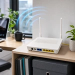 Оптический абонентский терминал HG8346M с поддержкой GPON, гигабитными портами, Wi-Fi и VoIP для дома