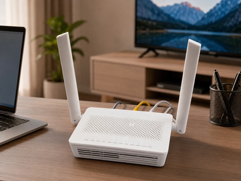 Новая модель двудиапазонного оптического терминала HS8546V5 с поддержкой GPON, Wi-Fi AC1200 и VoIP