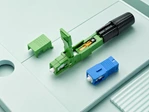 SC быстрый коннектор LX11 SC/UPC одномодовый полевой соединитель для FTTH, быстрый монтаж без сварки