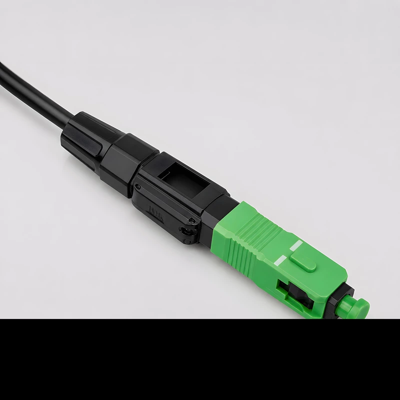 SC быстрый коннектор LX01 для FTTH, полевой соединитель SC/UPC SC/APC, быстрый монтаж без полировки