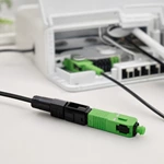 SC быстрый коннектор LX01 для FTTH, полевой соединитель SC/UPC SC/APC, быстрый монтаж без полировки