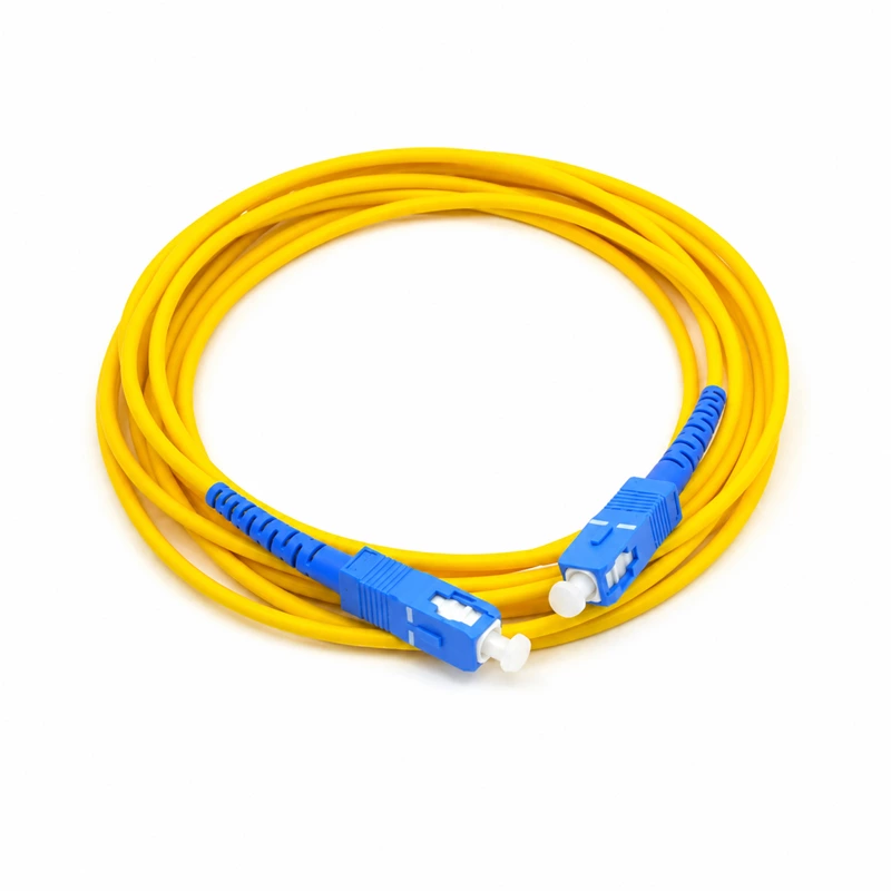 Оптический патч-корд SC/APC-SC/APC одномодовый (OS2) 9/125 мкм симплекс, 2.0/3.0 мм, PVC/LSZH, для FTTH, CATV и PON сетей