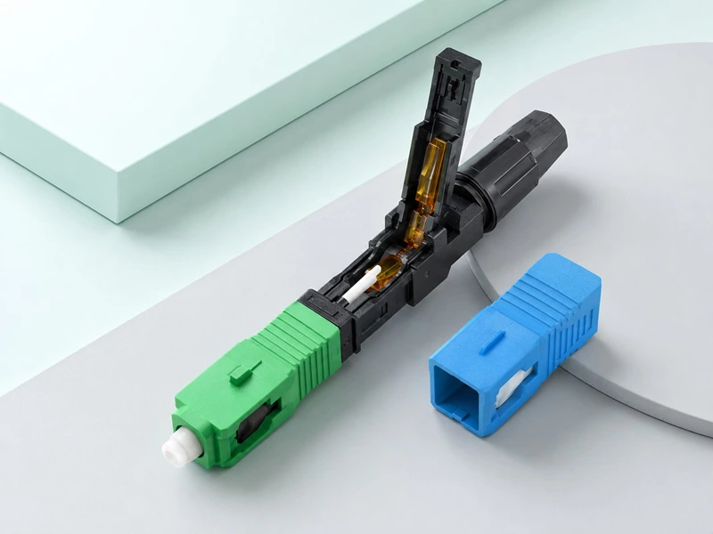 LX04 SC быстрый коннектор (Fast Connector) SC/APC SC/UPC полевой соединитель для FTTH, предварительно полированный, керамический наконечник