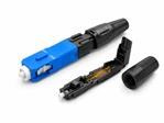 SC быстрый коннектор LX07 для FTTH, полевой соединитель SC/APC и SC/UPC, быстрый монтаж без сварки