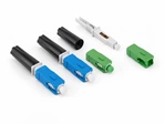 SC быстрый коннектор LX13 SC/APC одномодовый полевой соединитель для FTTH, быстрый монтаж, предварительно полированный