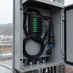 Оптический патч-корд IP67 с герметичными коннекторами ODVA, LC/SC/MPO, одномодовый/многомодовый, для 5G и FTTA