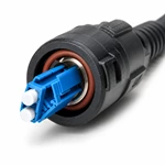 Оптический патч-корд IP67 с герметичными коннекторами ODVA, LC/SC/MPO, одномодовый/многомодовый, для 5G и FTTA